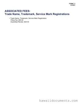 Fill Your Hawaii T1 Form